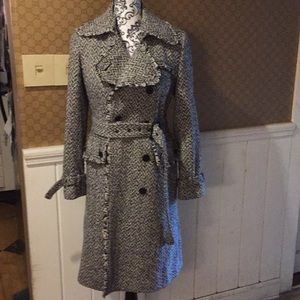 Banana Republic Hounds tooth coat small